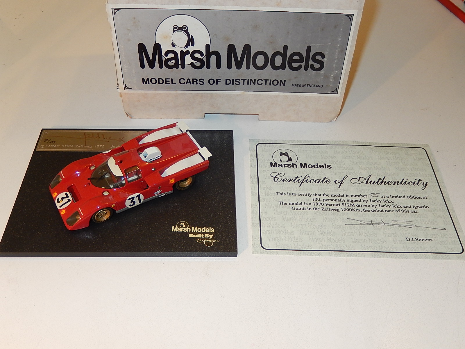 Marsh : Ferrari 512M signed by J.Ickx -> SOLD